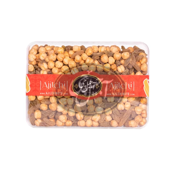 نخود و کشمش کادویی بسته 350گرمی آجیل چی