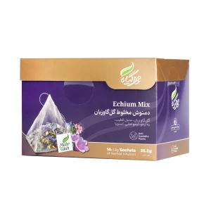 دمنوش هرمی گل گاو زبان 14عددی مهرگیاه