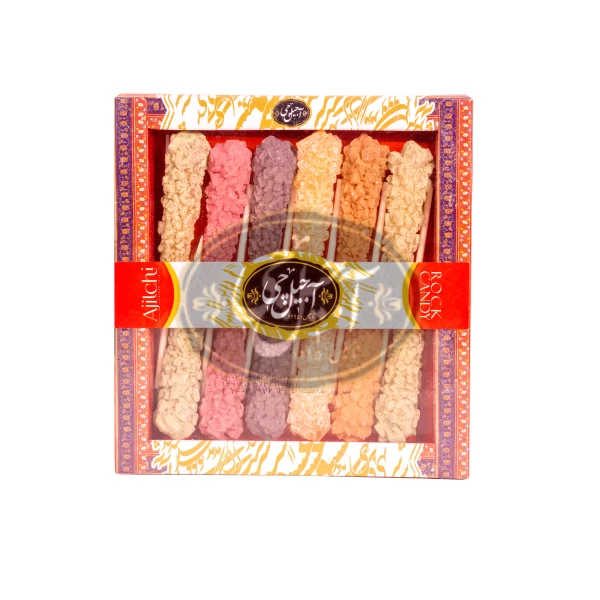 نبات نی دار بسته  12عددی طعم دار آجیل چی