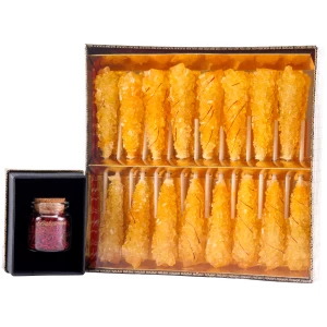 زعفران 2گرمی با نبات مینیاتور بهرامن