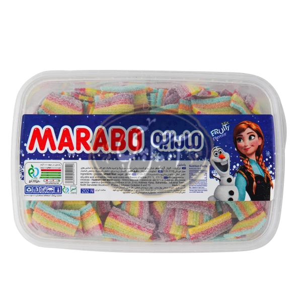 پاستیل نواری 700 گرمی مارابو