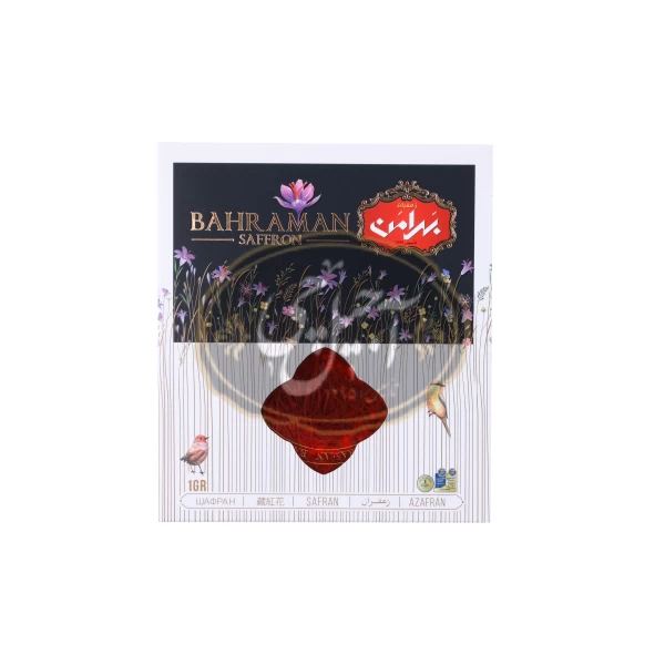 زعفران سرگل 1گرمی قوطی بهرامن