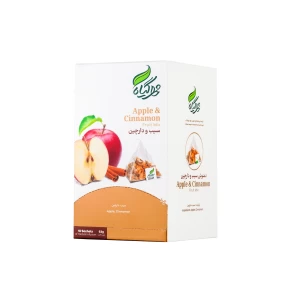 دمنوش هرمی سیب و دارچین 18عددی مهرگیاه